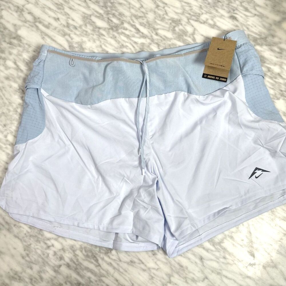 Nike Trail Second Sunrise 5" Dri-FIT Blue Running Shorts HJ3572-085 Men XL NEW